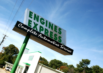 Engine Express Shop Sign